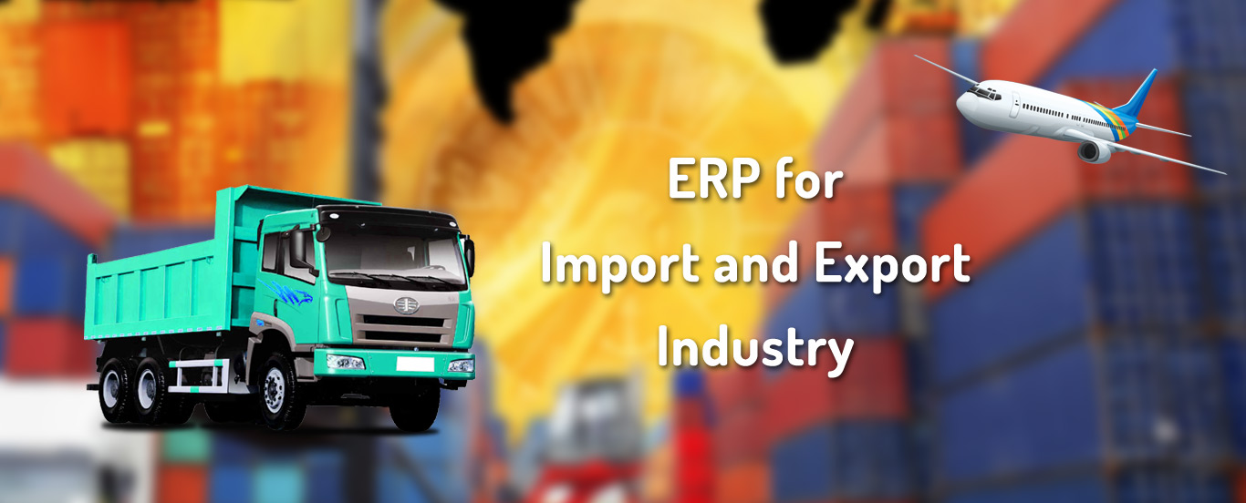 ERP for Import/Export Industry, Import Export Software India